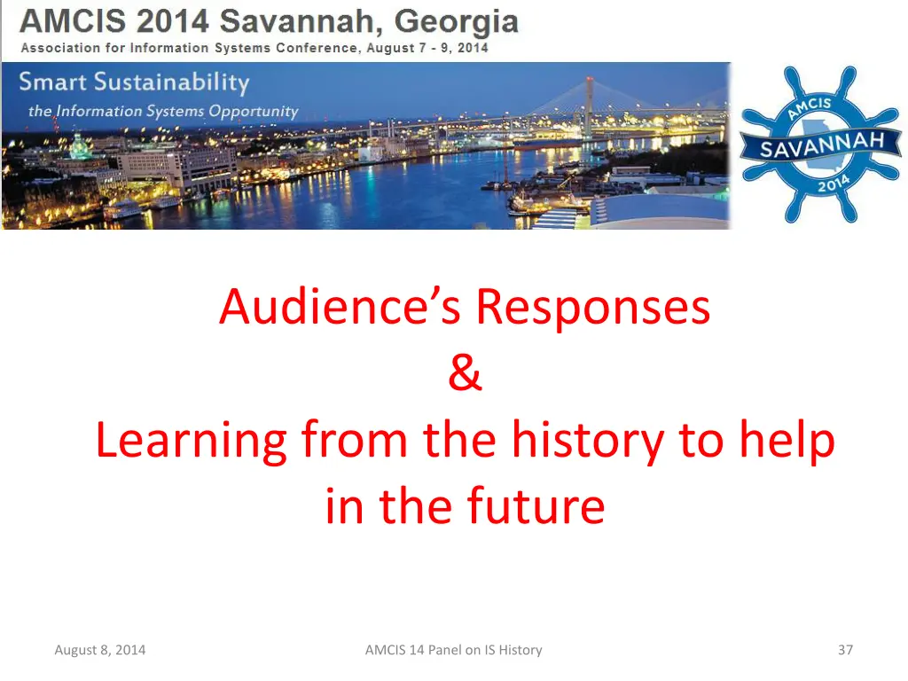 audience s responses learning from the history