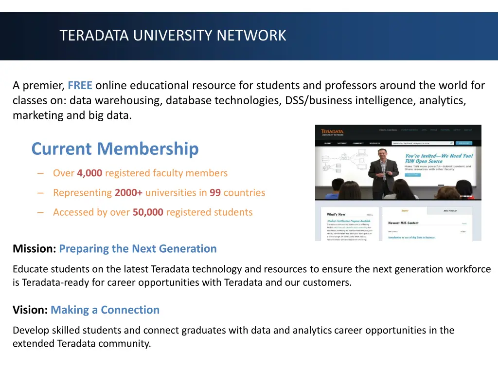 teradata university network