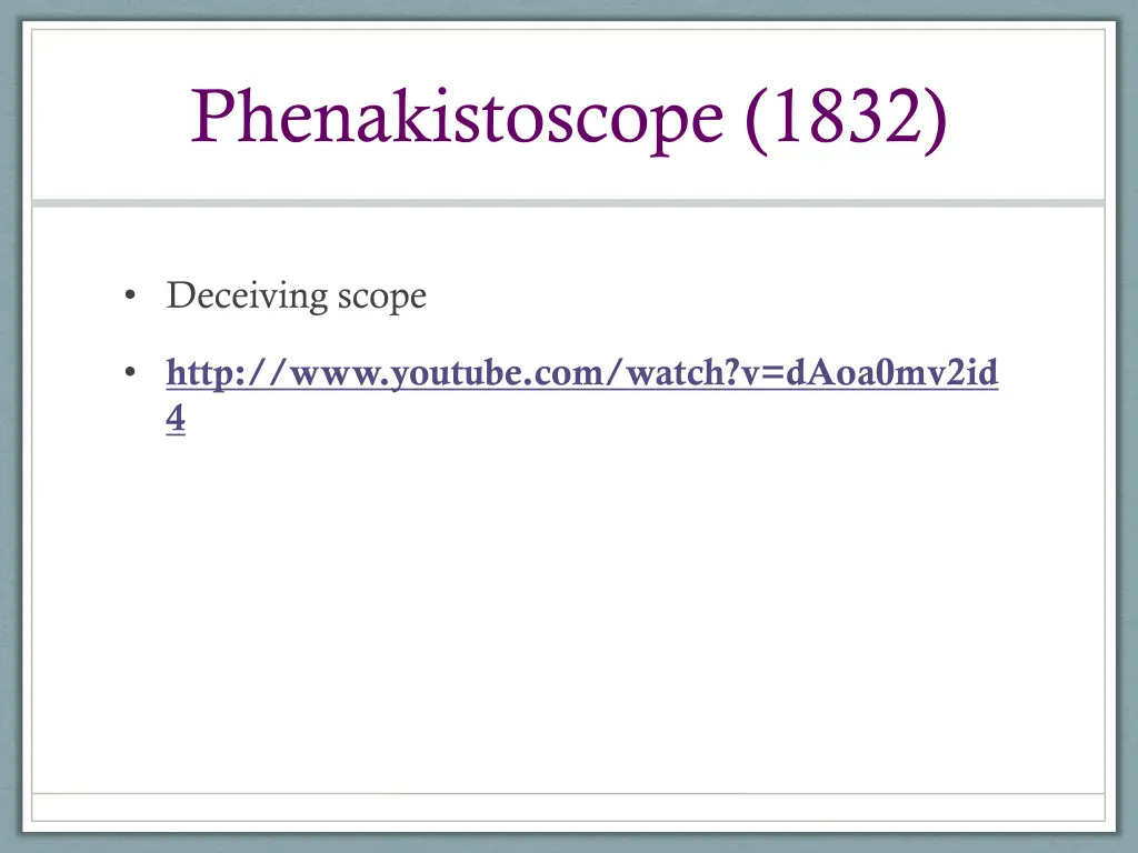 phenakistoscope 1832