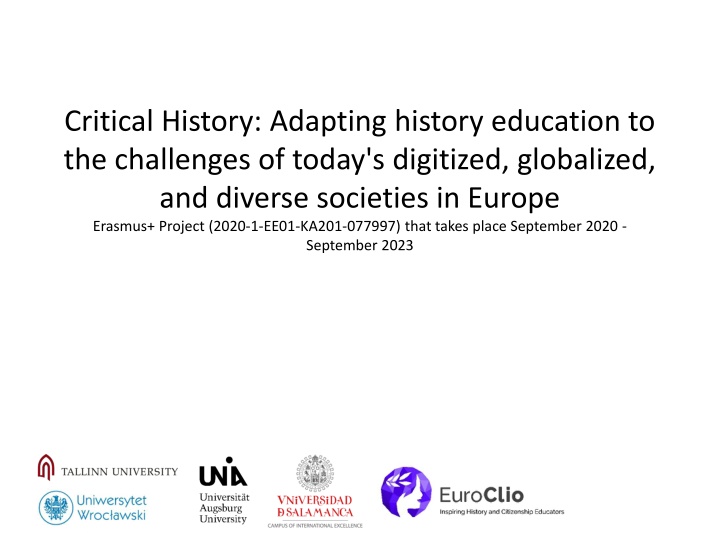 critical history adapting history education