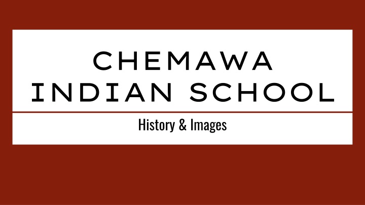 chemawa indian school history images