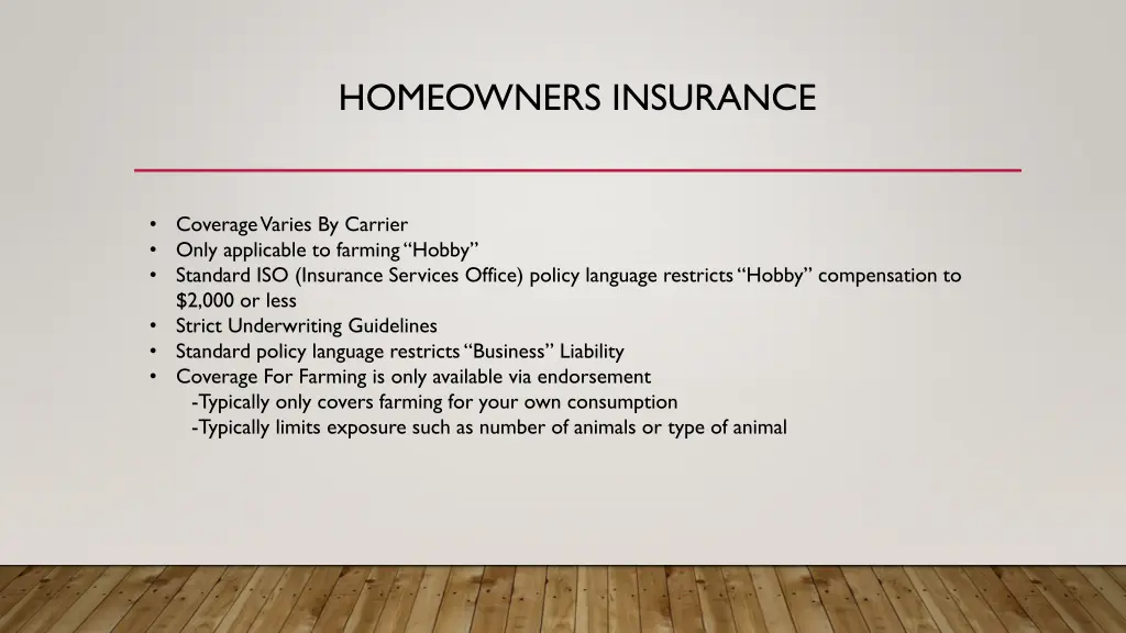 homeowners insurance