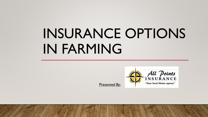 insurance options in farming