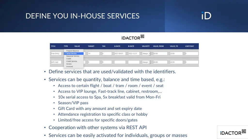 define you in house services