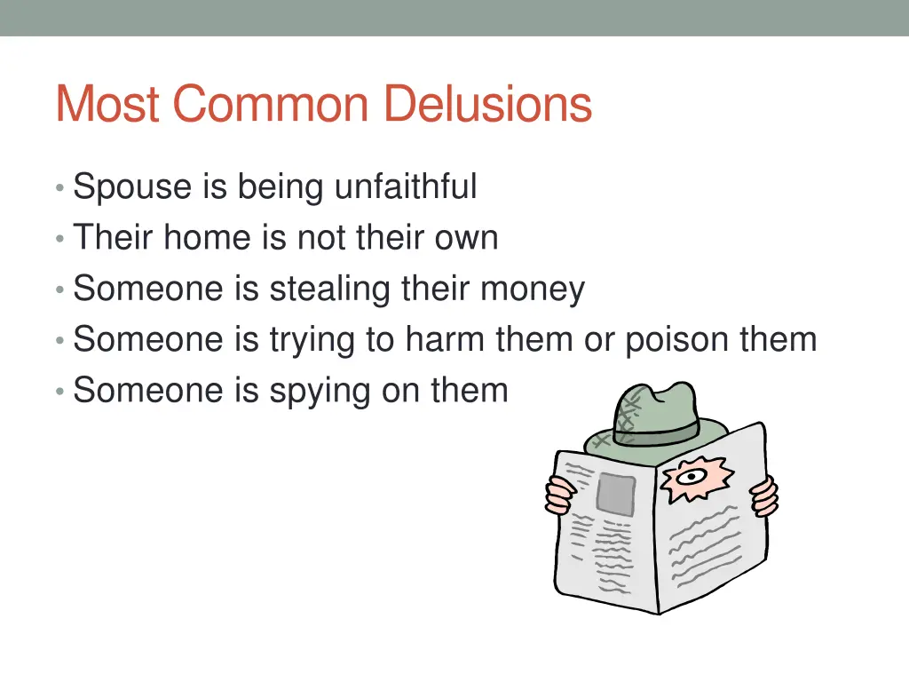 most common delusions