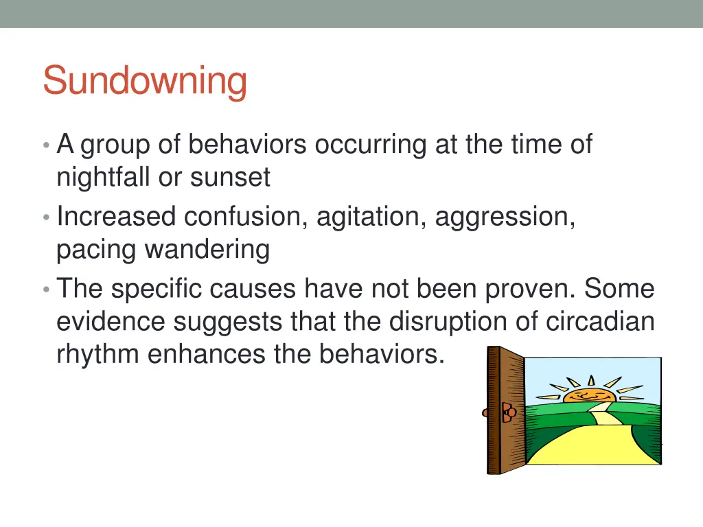 sundowning