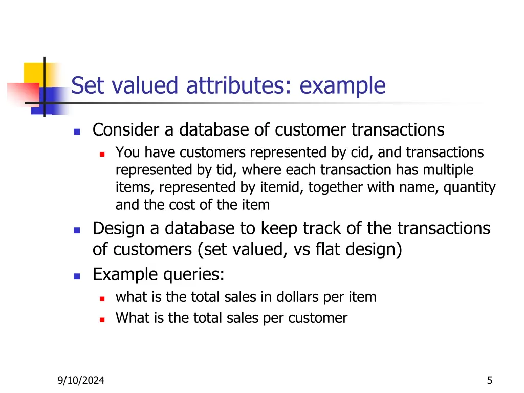 set valued attributes example