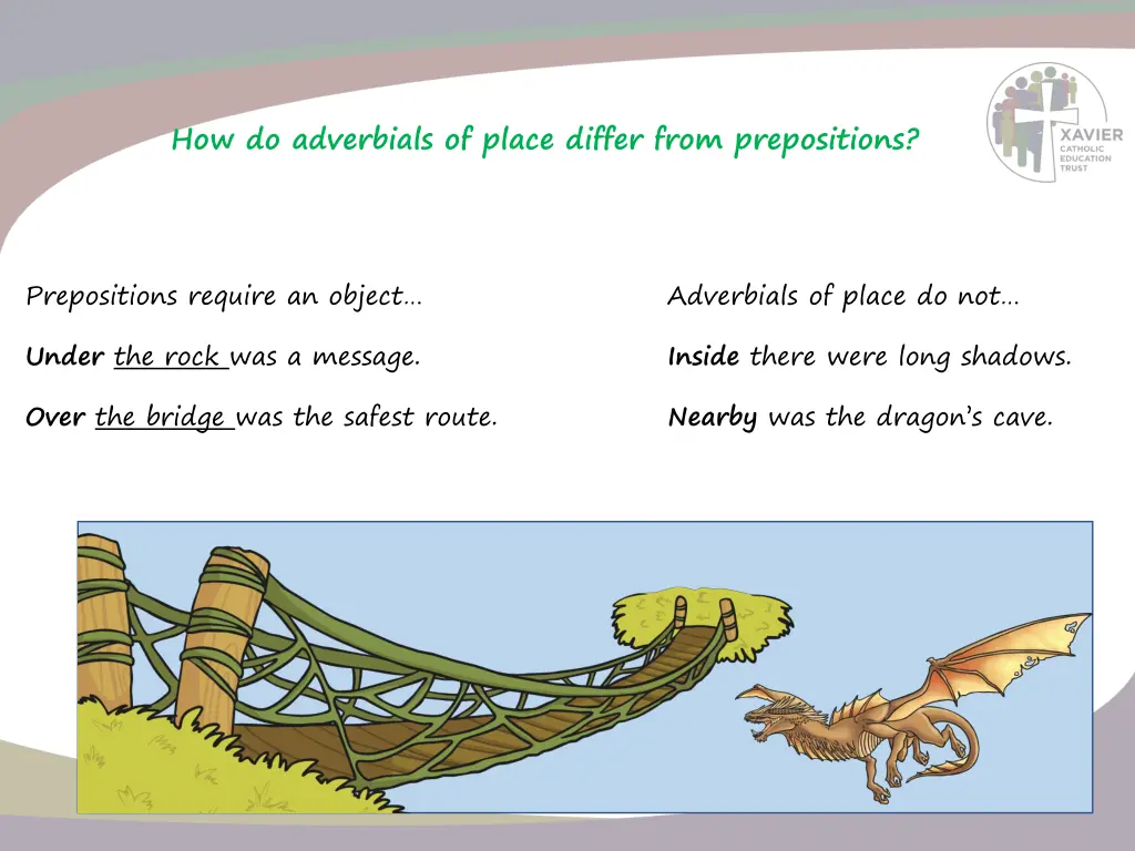 how do adverbials of place differ from