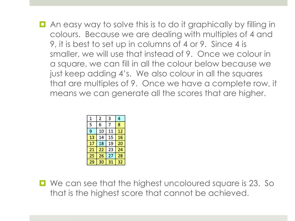 an easy way to solve this is to do it graphically