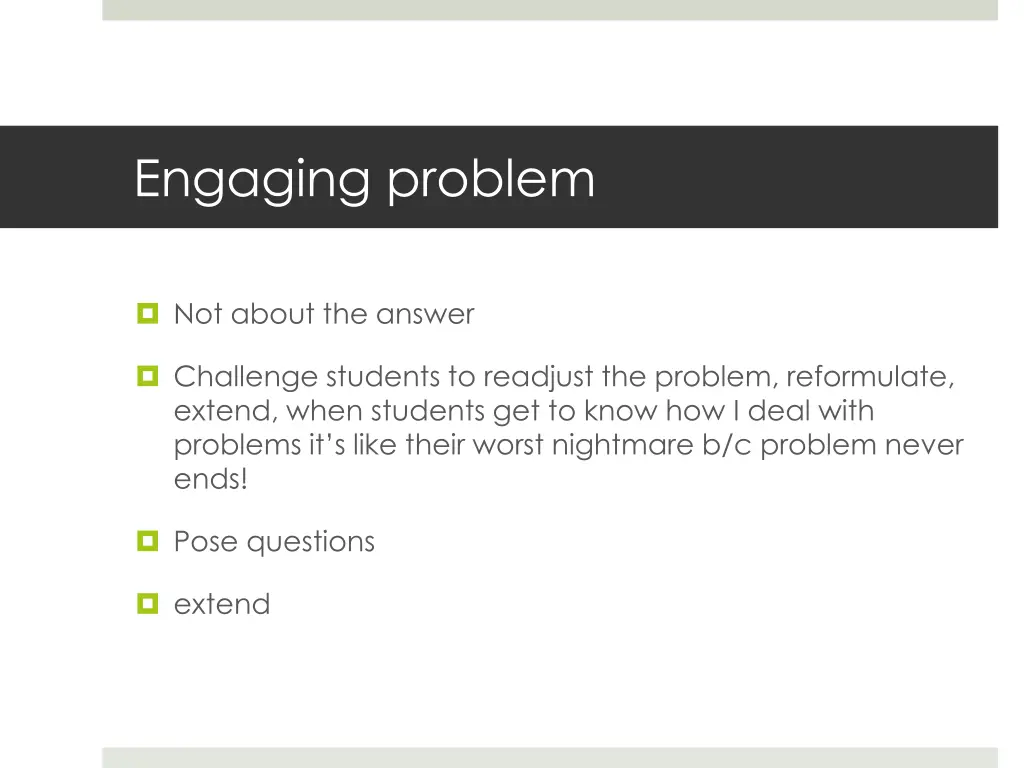 engaging problem