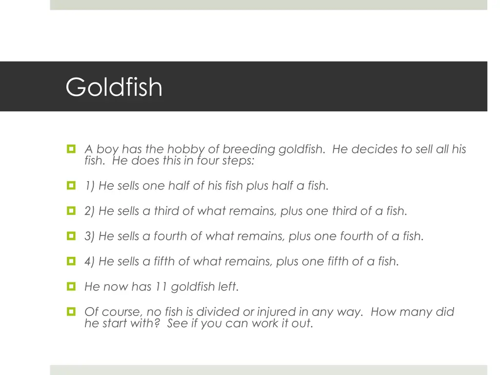 goldfish