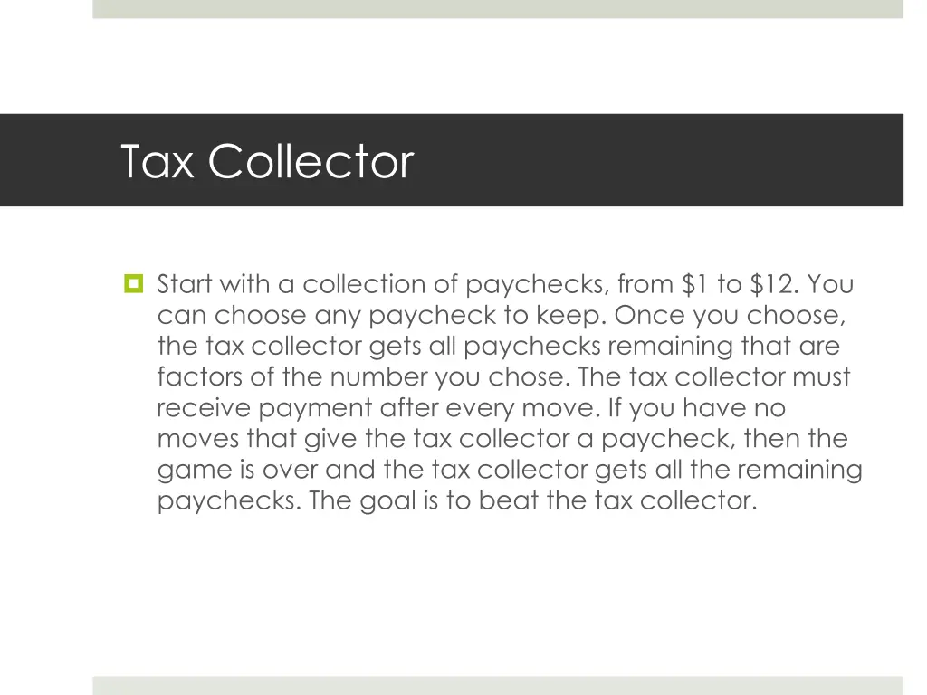 tax collector