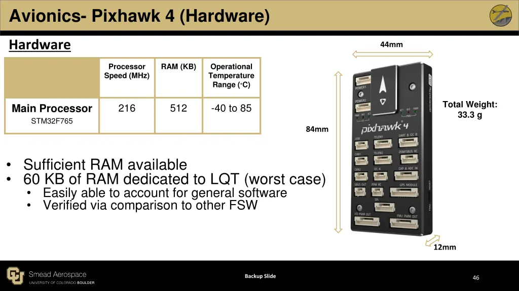 avionics pixhawk 4 hardware