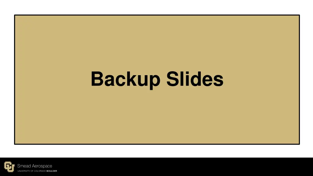 backup slides