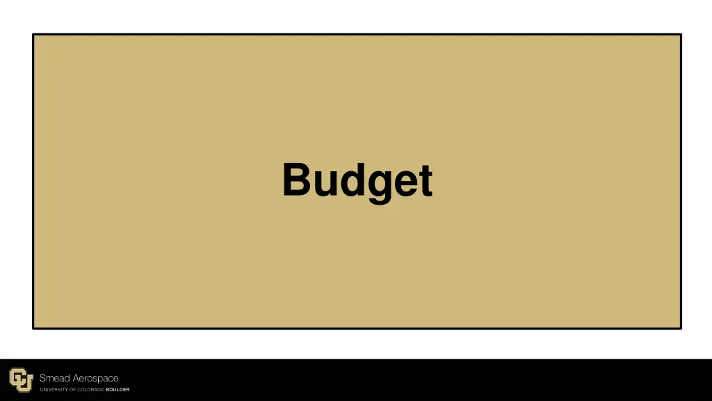 budget