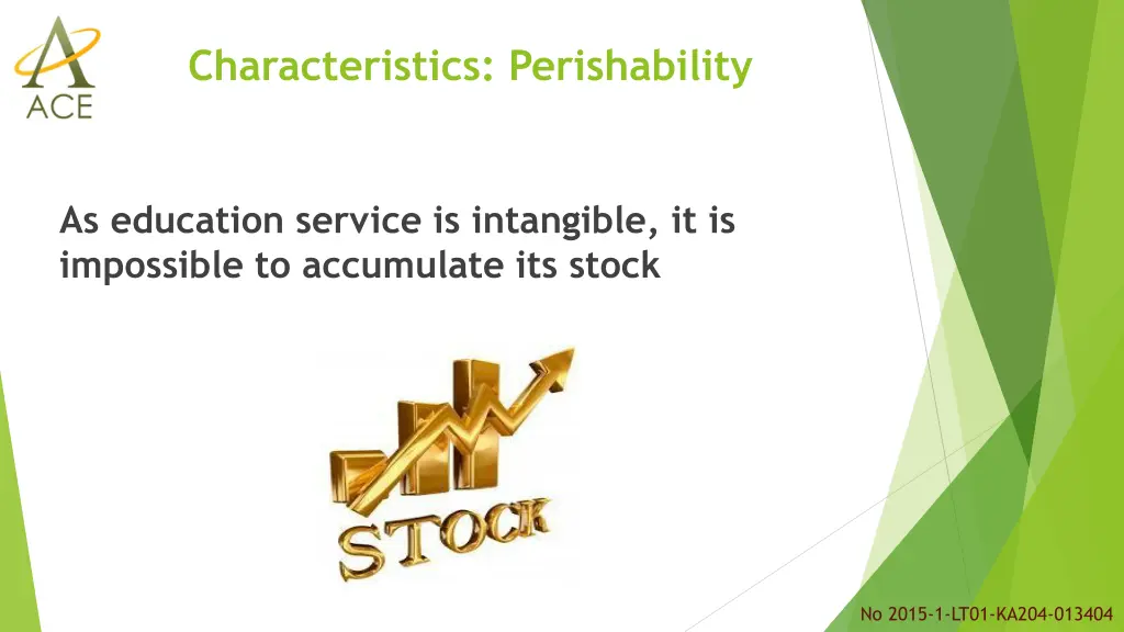 characteristics perishability