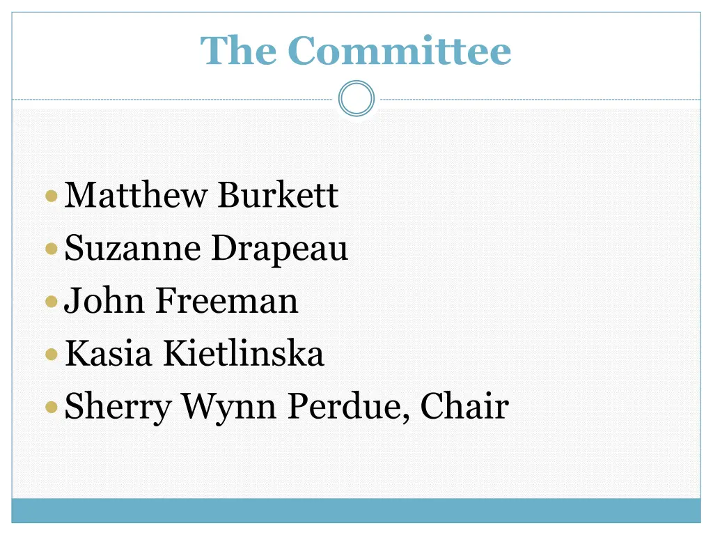 the committee