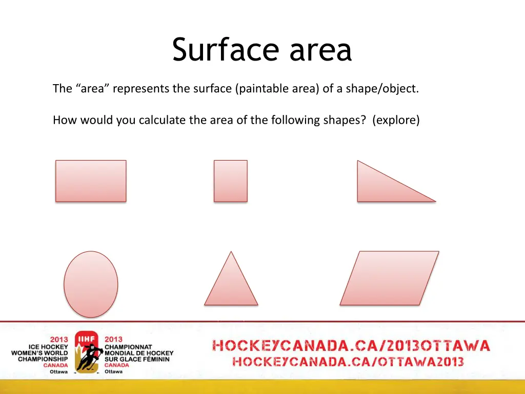 surface area