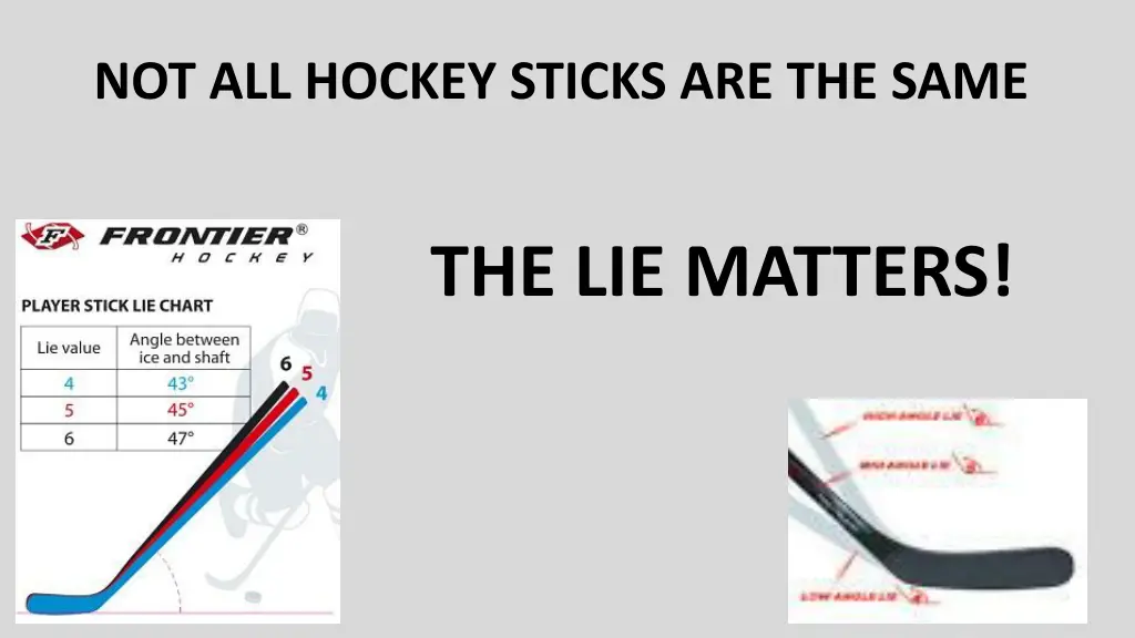 not all hockey sticks are the same 1