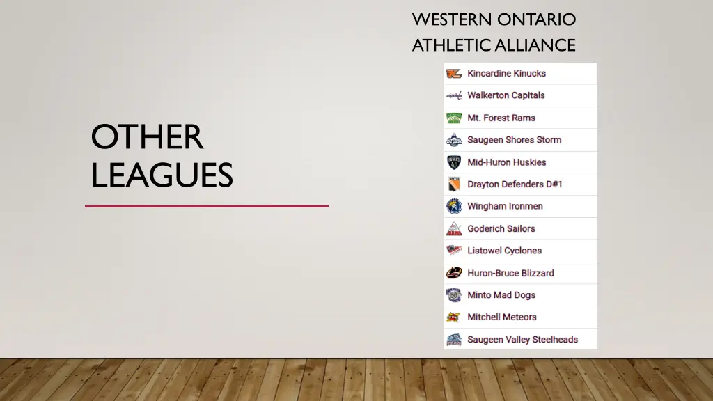 western ontario athletic alliance