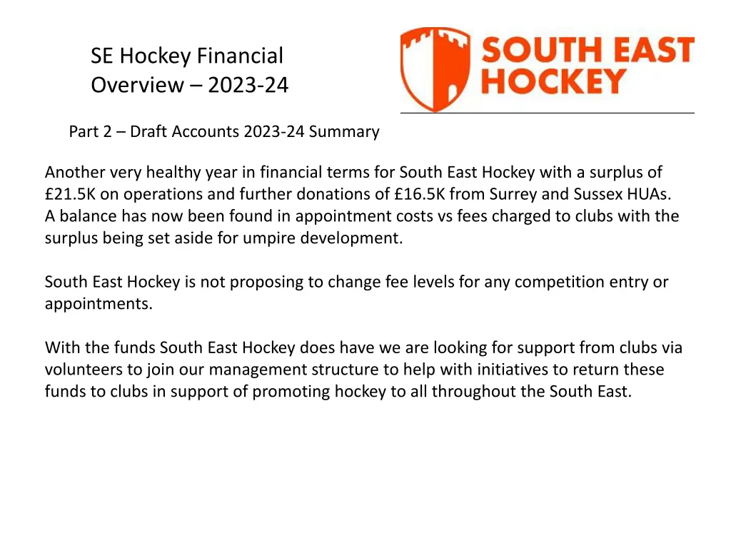 se hockey financial overview 2023 24 8