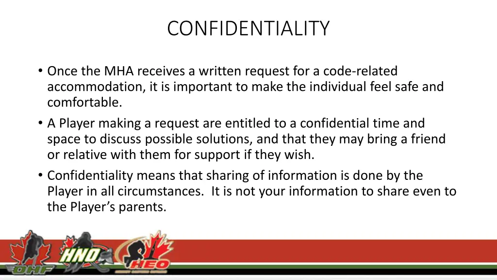 confidentiality