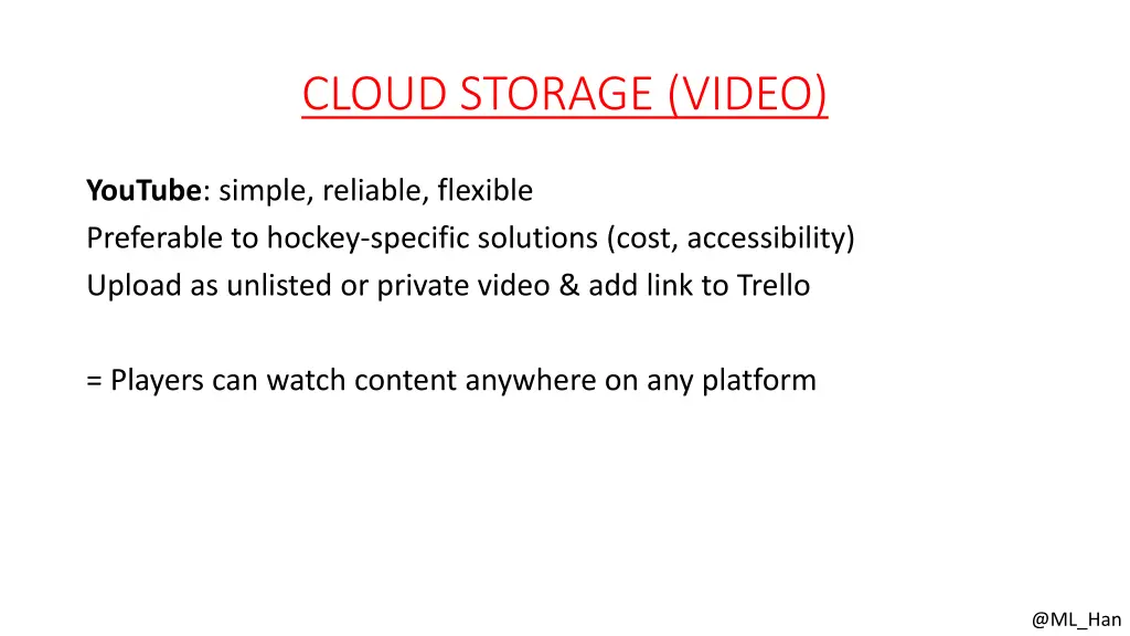 cloud storage video