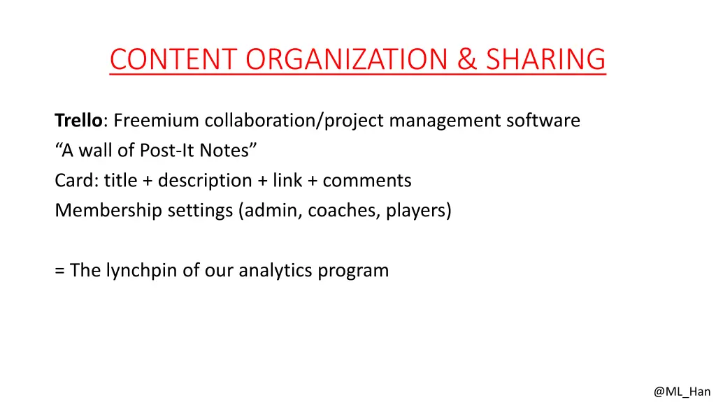 content organization sharing