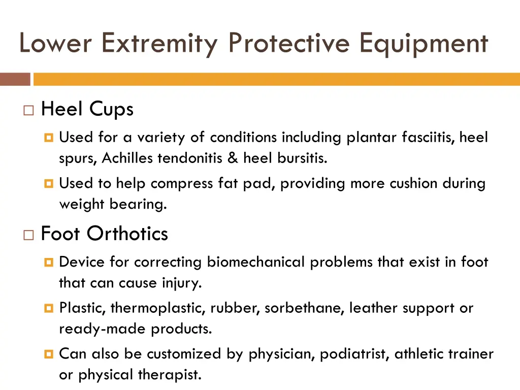 lower extremity protective equipment 1