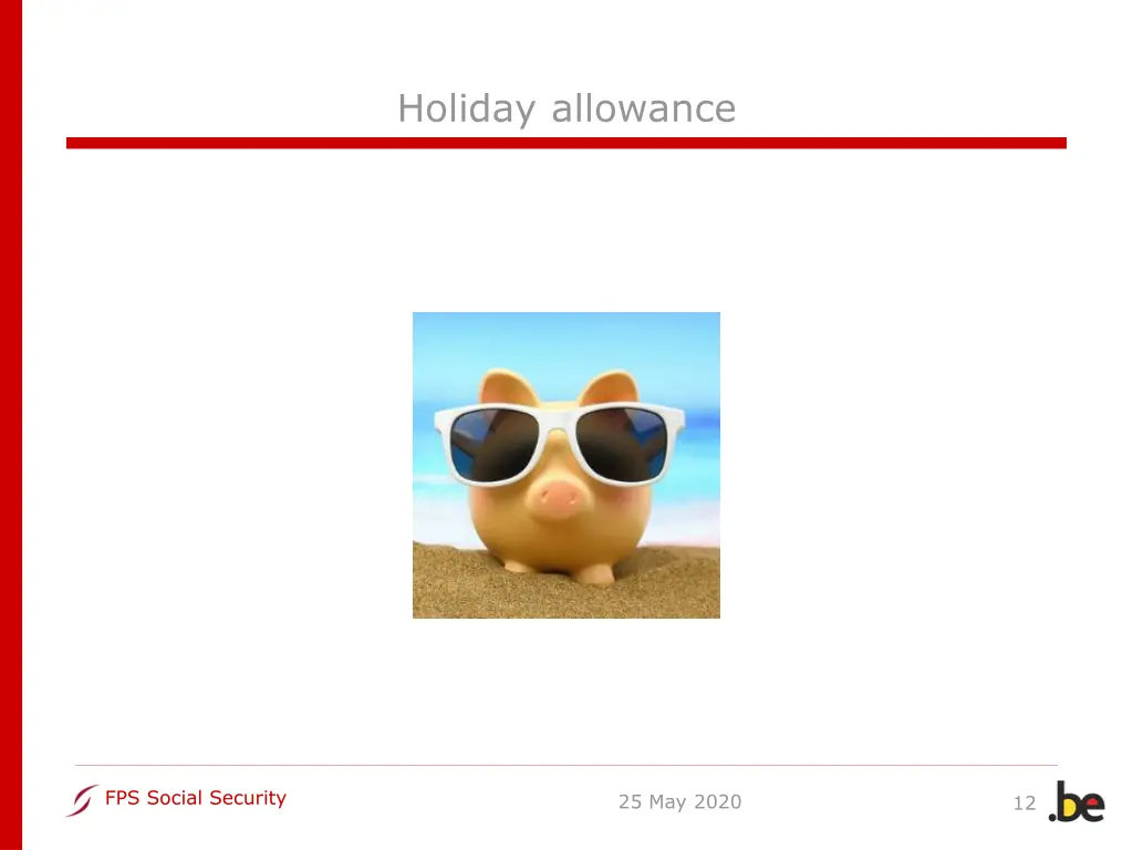 holiday allowance