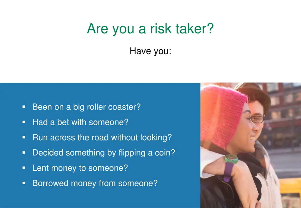 are you a risk taker