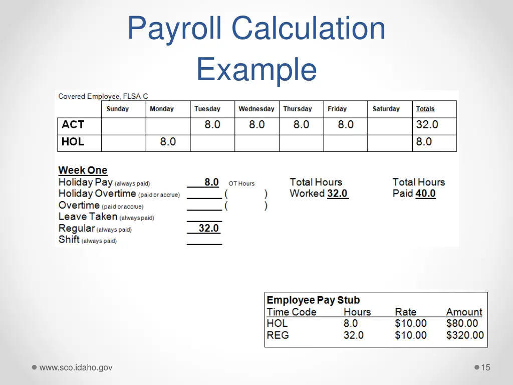 payroll calculation example 1