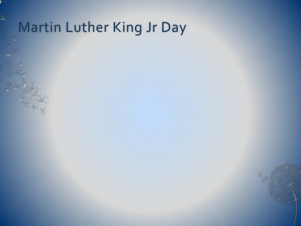 martin luther king jr day