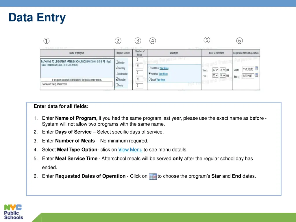 data entry 1