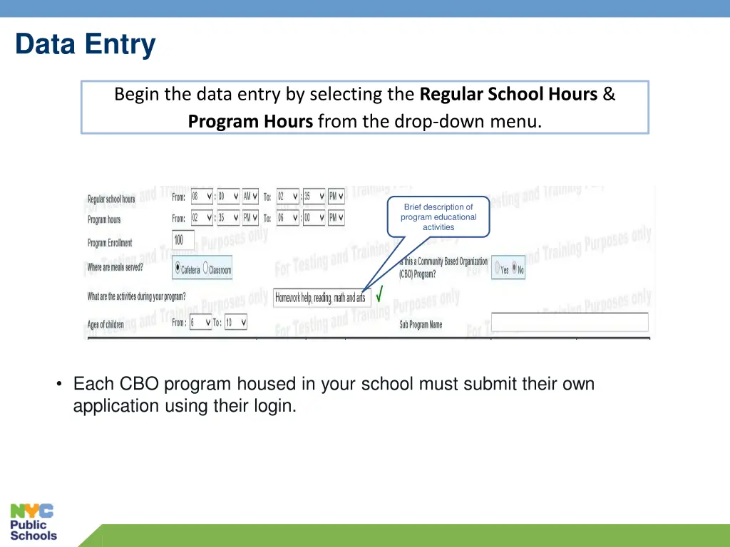 data entry