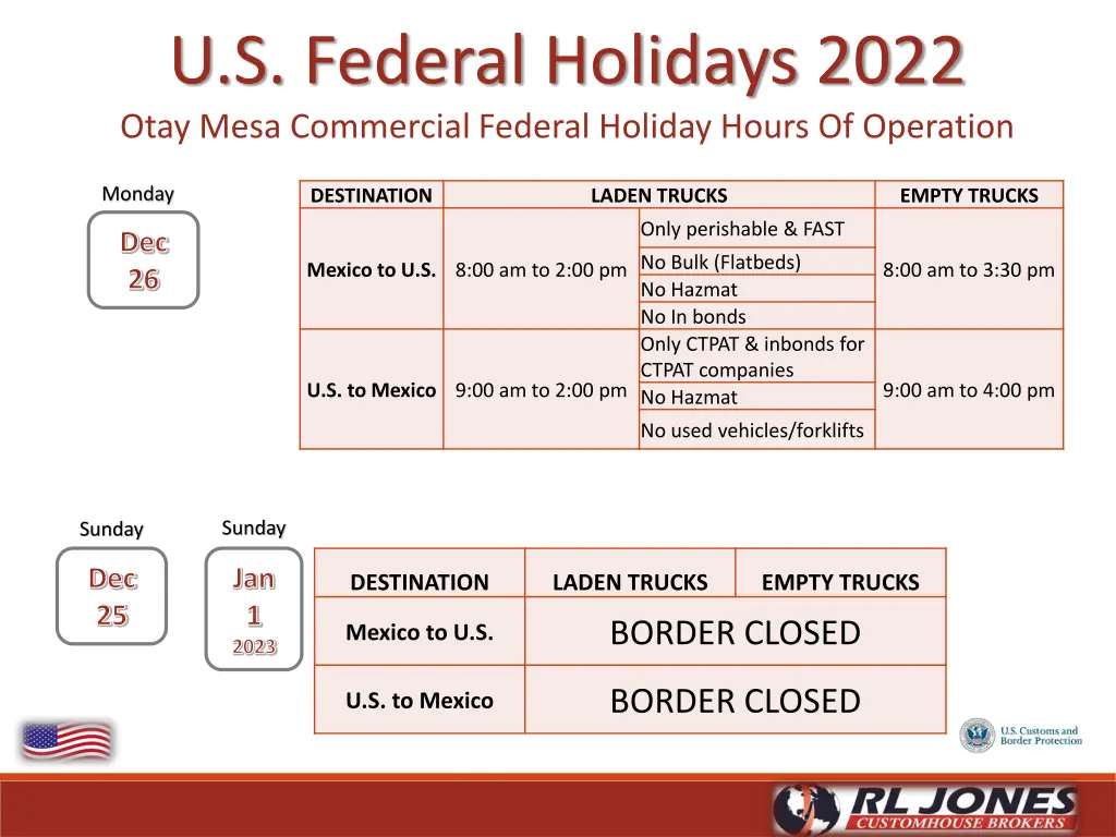 u s federal holidays 2022 otay mesa commercial 1