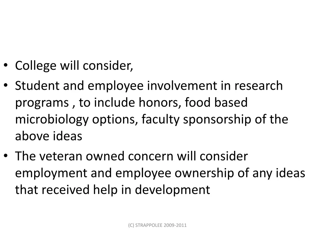 college will consider student and employee