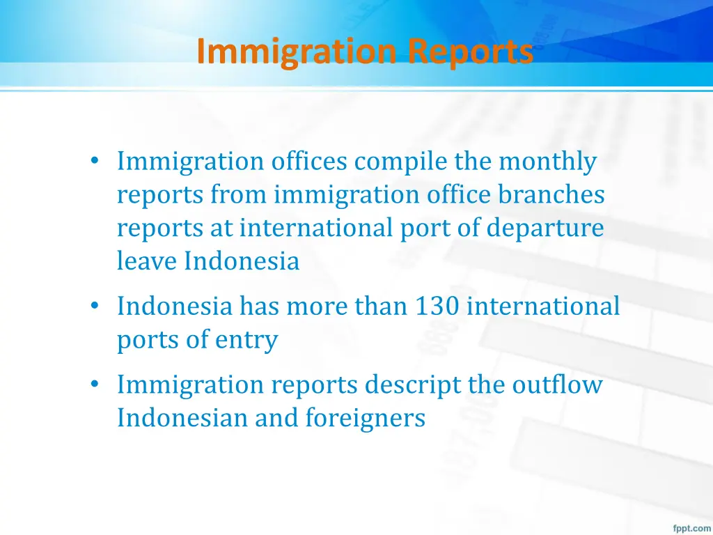 immigration reports