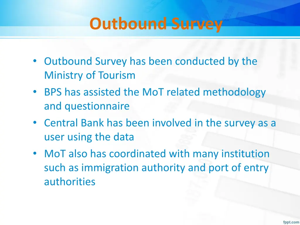 outbound survey