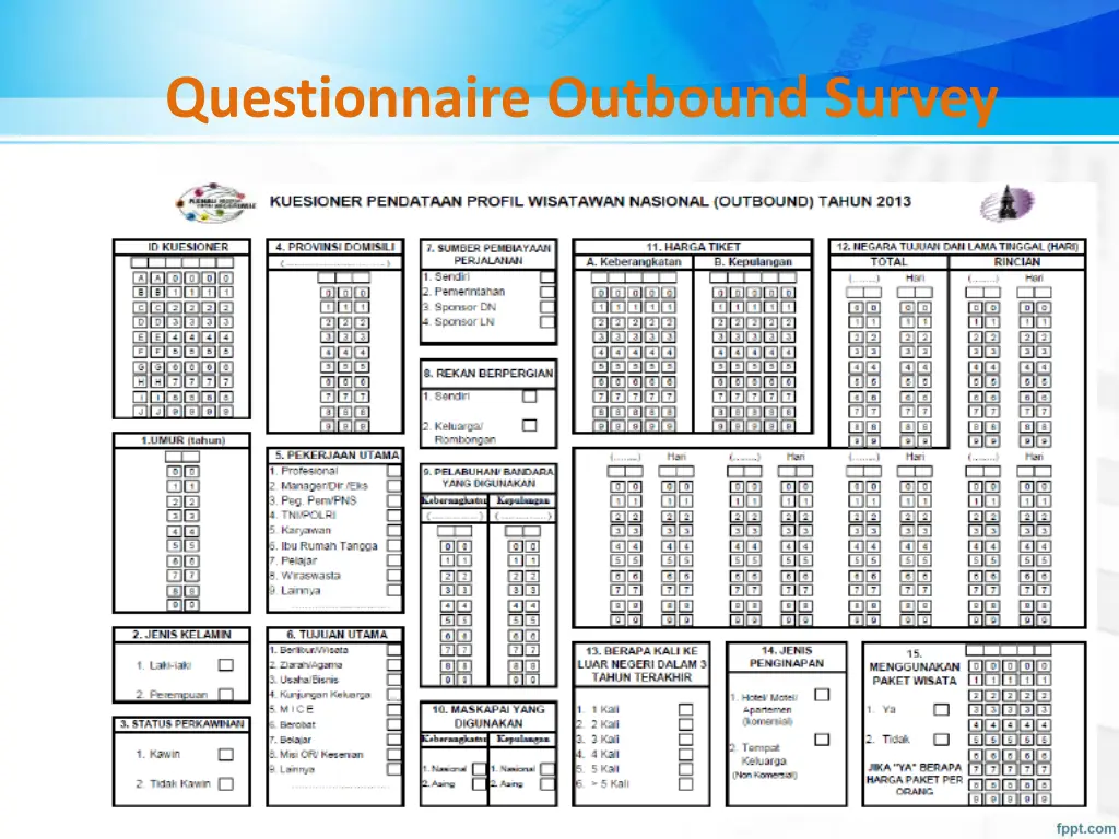 questionnaire outbound survey