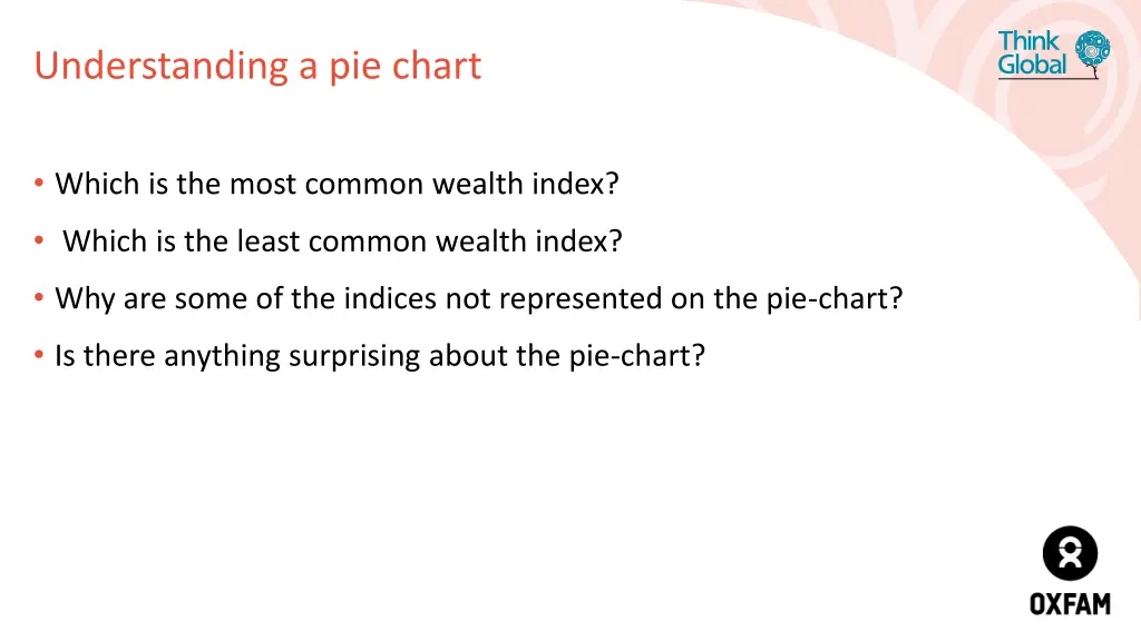 understanding a pie chart