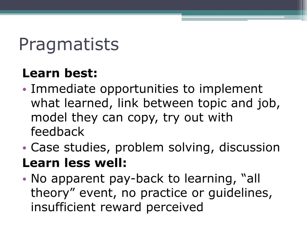 pragmatists 1