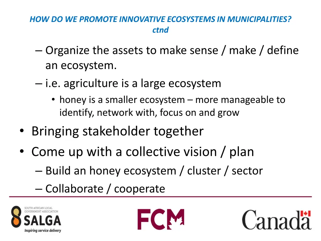 how do we promote innovative ecosystems 2