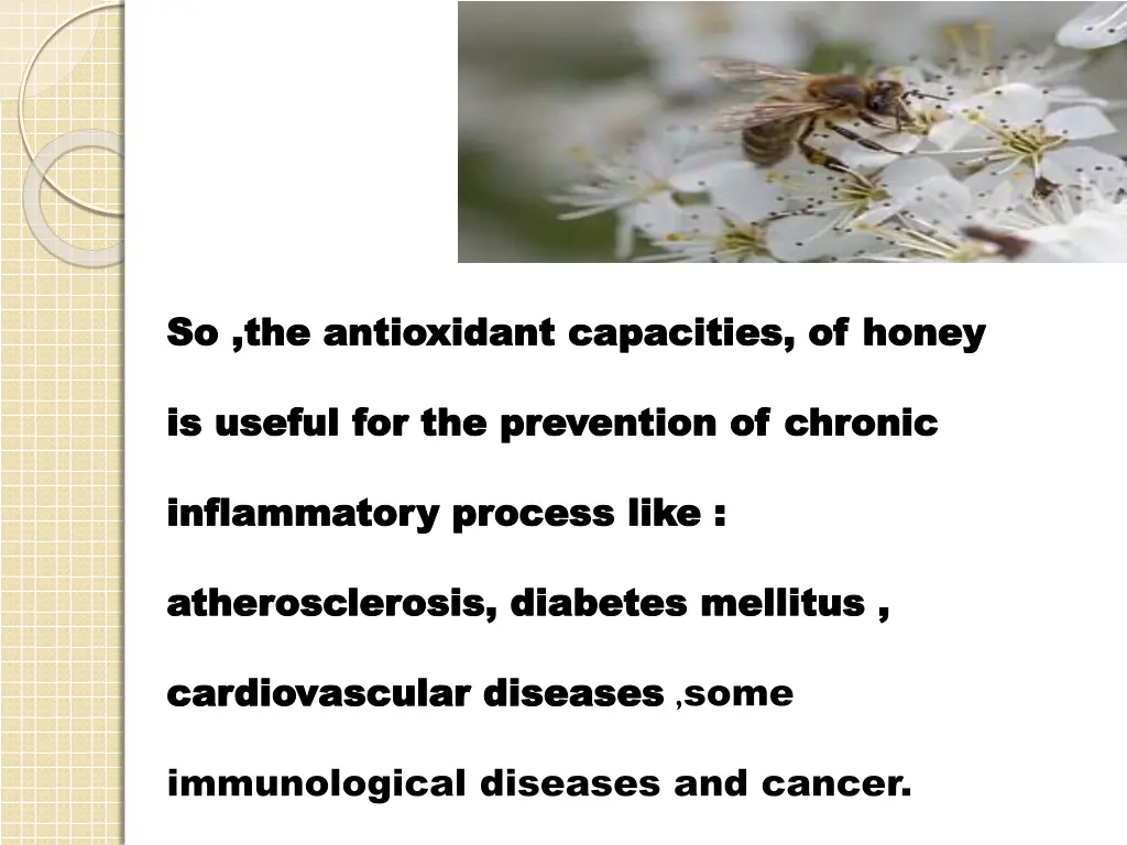 so so the antioxidant capacities the antioxidant