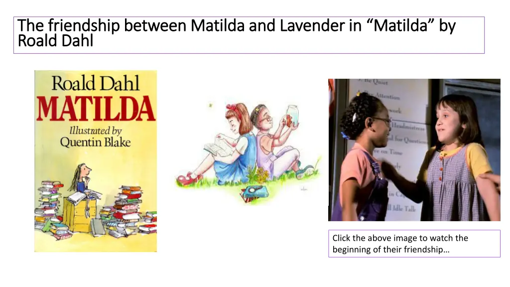 the the f f riendship between matilda