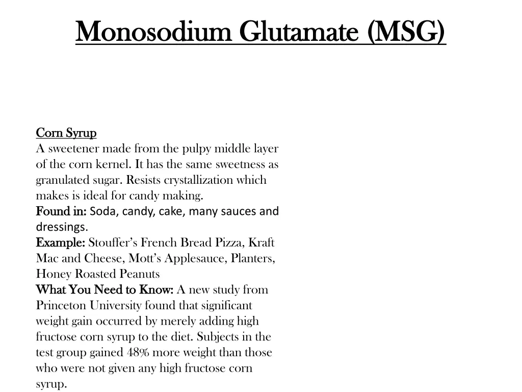 monosodium glutamate msg monosodium glutamate msg