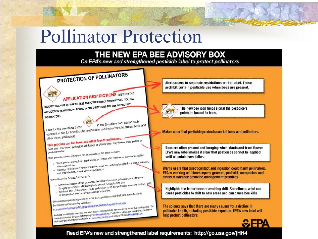 pollinator protection