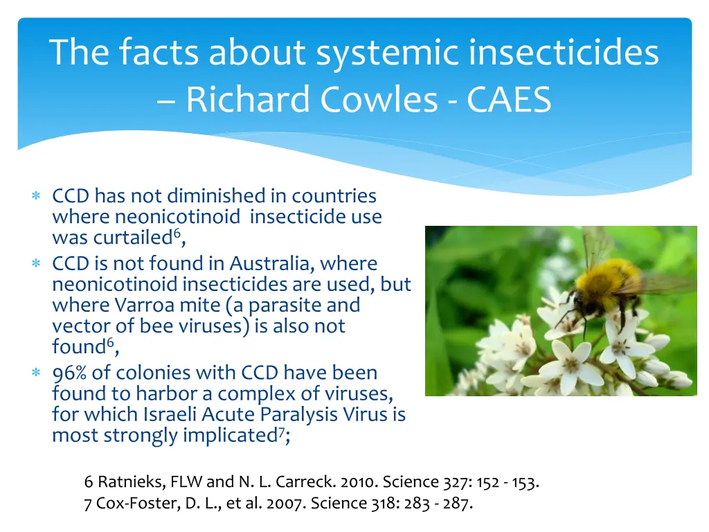 the facts about systemic insecticides richard