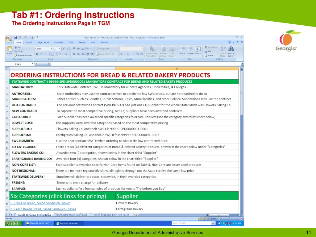 tab 1 ordering instructions the ordering