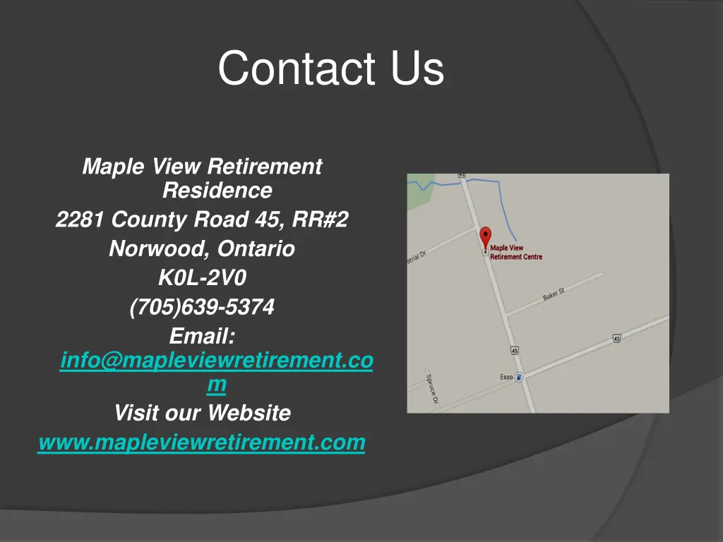 contact us